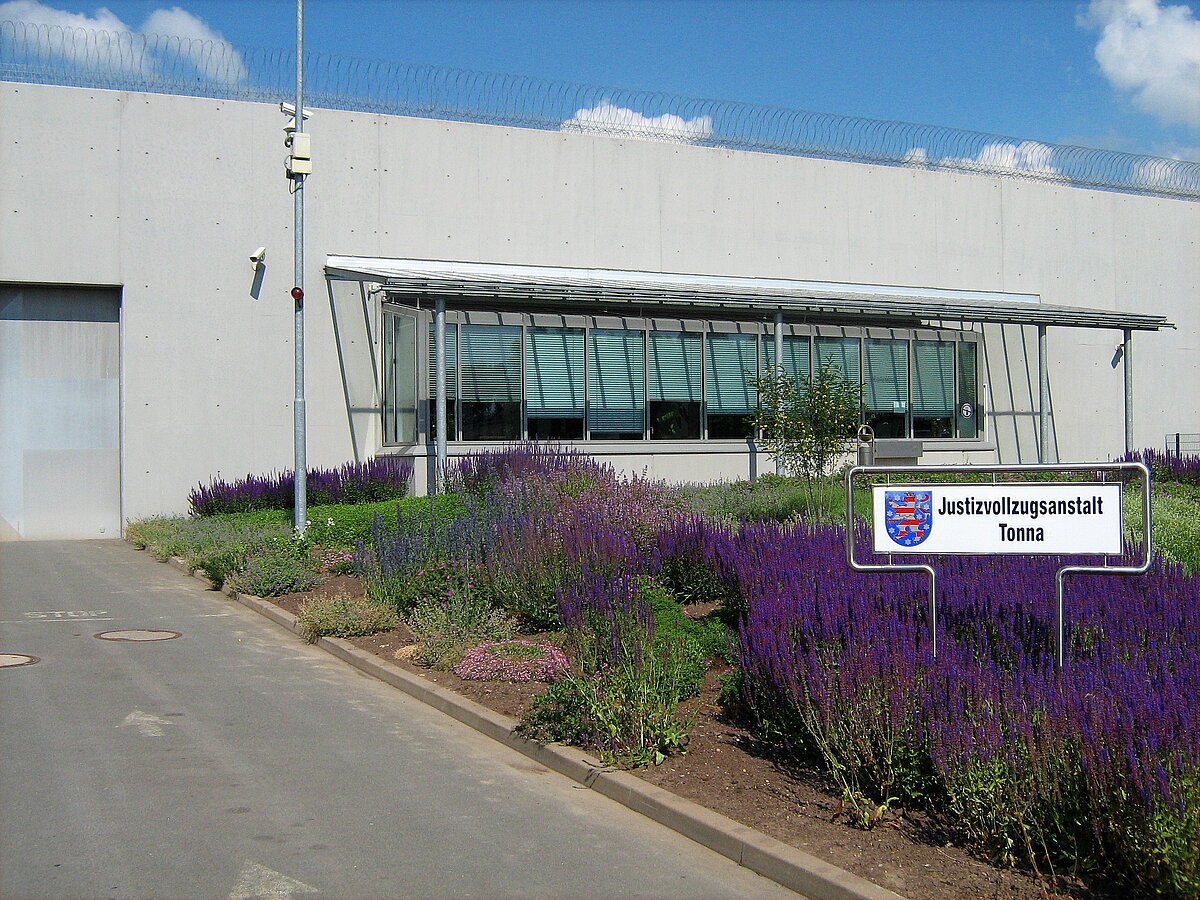Pforte der JVA Tonna